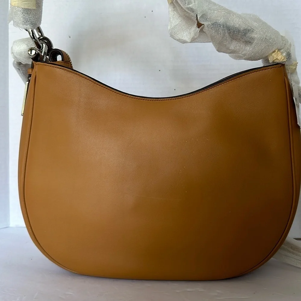 Coach Light Saddle Leather Hobo Bag